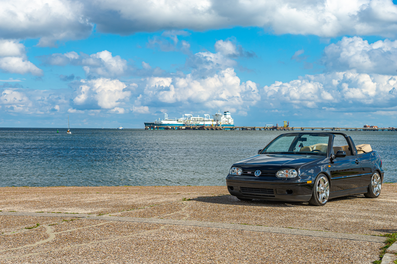 Mit dem Cabrio in Ostfriesland